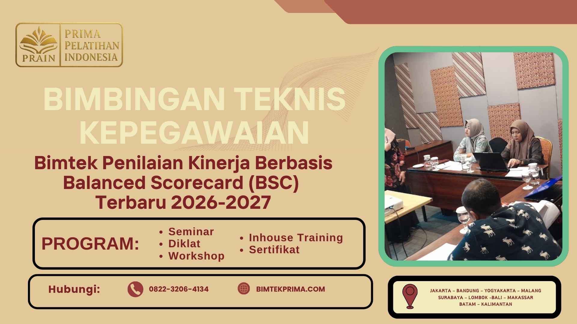 Info Bimtek Penilaian Kinerja Berbasis Balanced Scorecard Terbaru