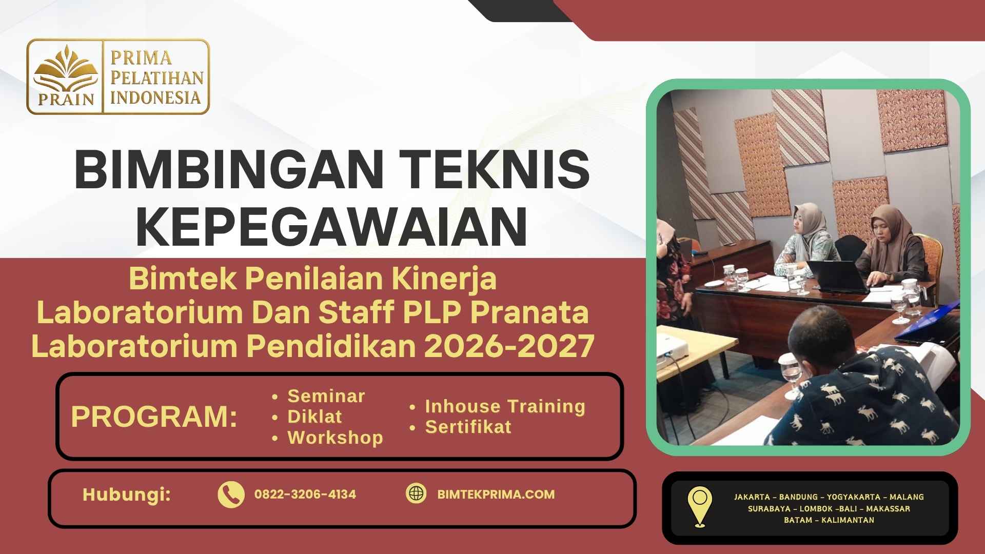 Info Bimtek Penilaian Kinerja Laboratorium dan Staff PLP Terbaru 2026-2027