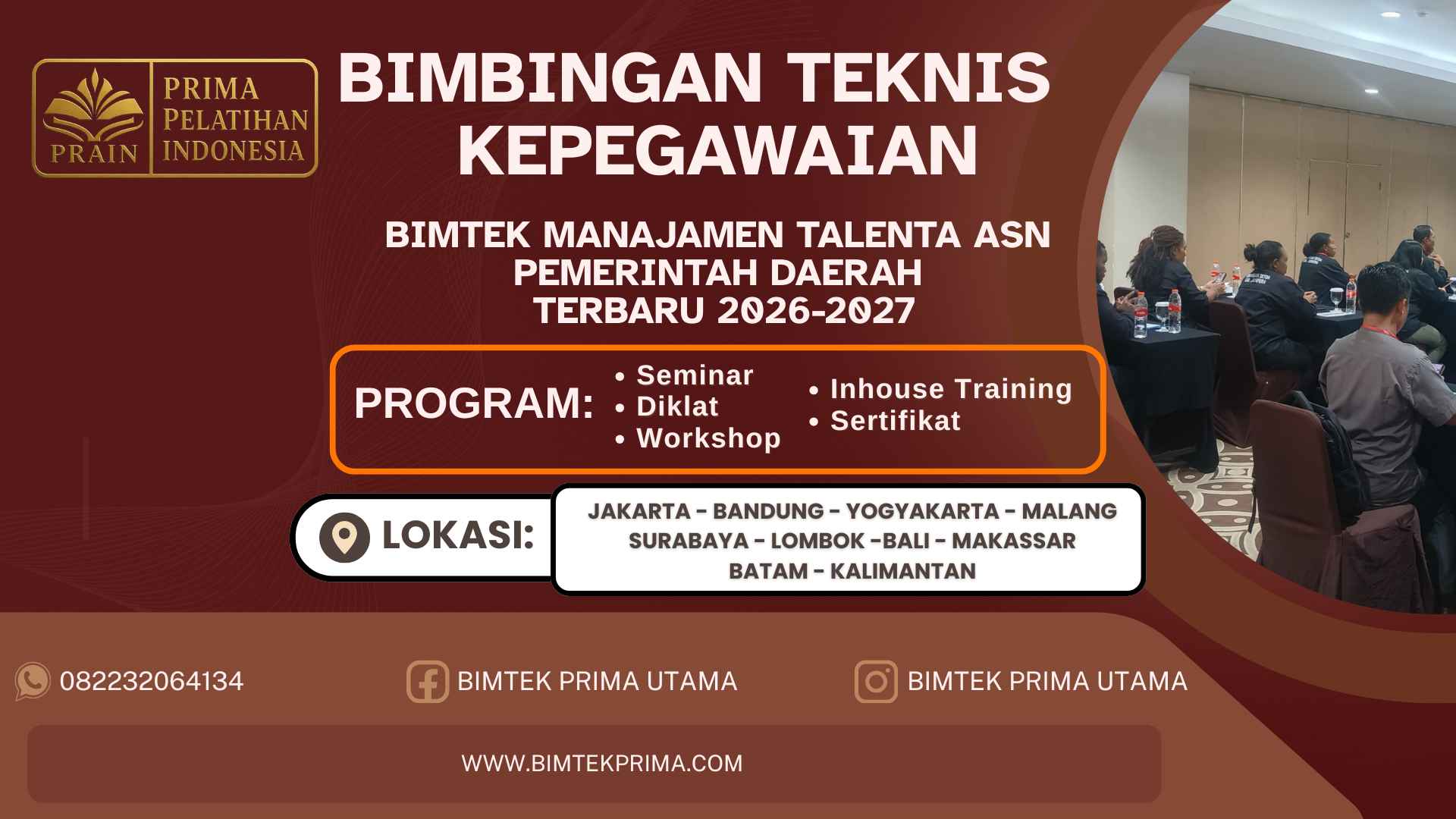 INFO Bimtek Manajemen Talenta ASN Pemerintah Daerah Terbaru 2026