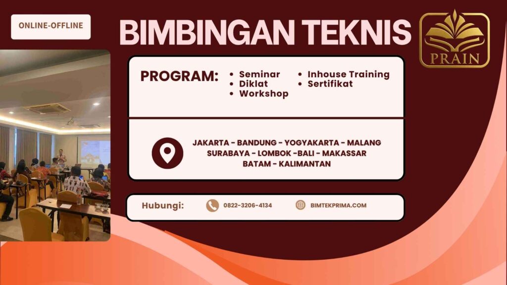 Jadwal Bimtek Pelayanan Rumah Tangga Pimpinan 2026: Strategi Profesional di Era Modernisasi